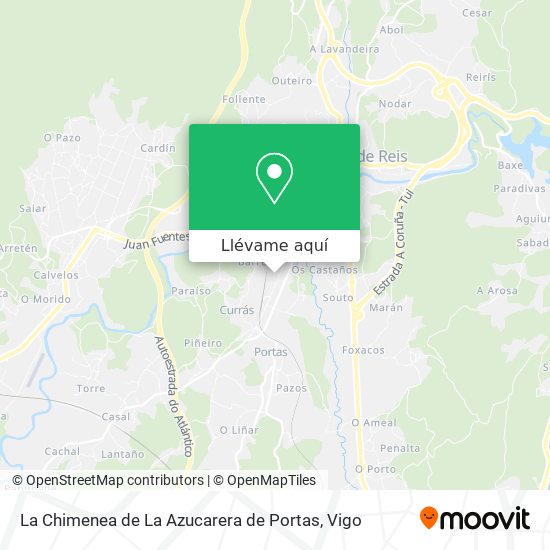 Mapa La Chimenea de La Azucarera de Portas