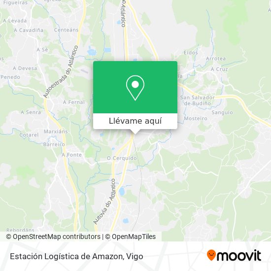 Mapa Estación Logística de Amazon