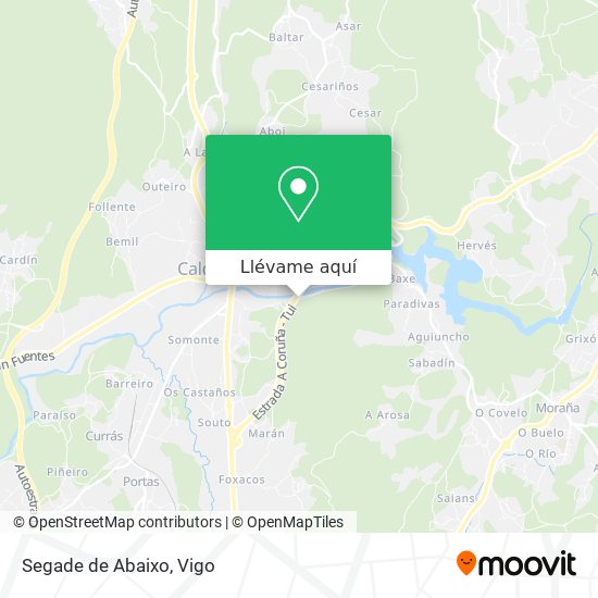 Mapa Segade de Abaixo