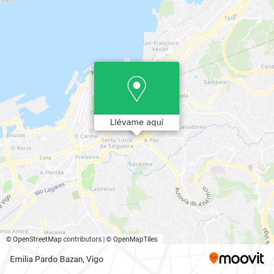 Mapa Emilia Pardo Bazan