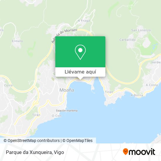 Mapa Parque da Xunqueira