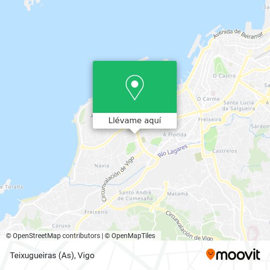 Mapa Teixugueiras (As)