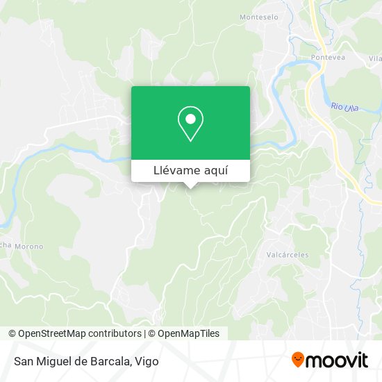 Mapa San Miguel de Barcala