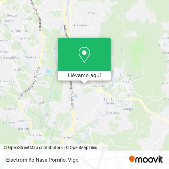 Mapa Electromiño Nave Porriño