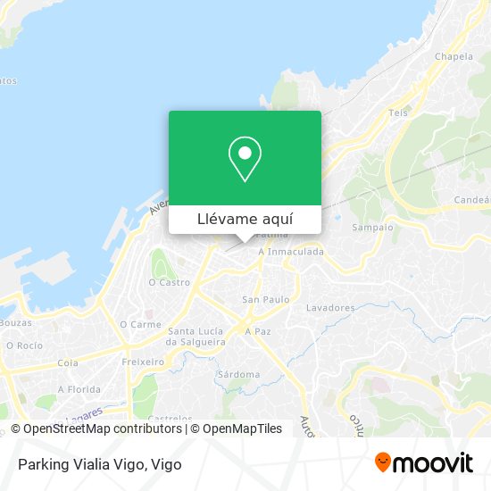Mapa Parking Vialia Vigo
