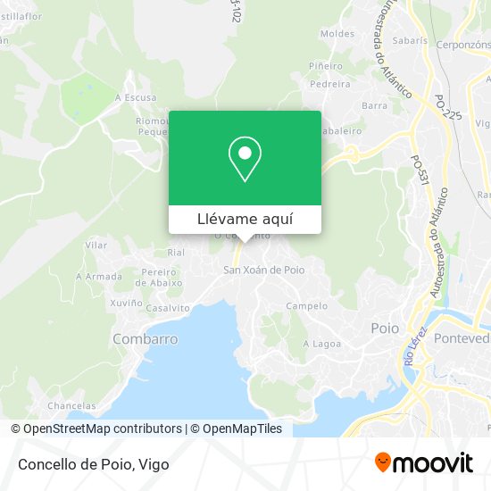 Mapa Concello de Poio