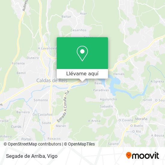 Mapa Segade de Arriba