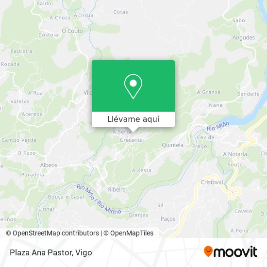 Mapa Plaza Ana Pastor