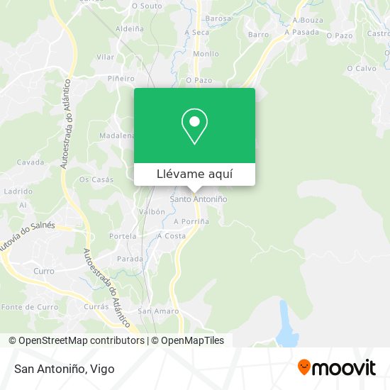 Mapa San Antoniño