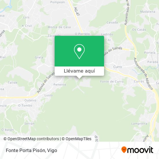 Mapa Fonte Porta Pisón