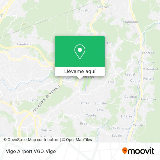 Mapa Vigo Airport VGO