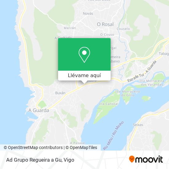 Mapa Ad Grupo Regueira a Gu