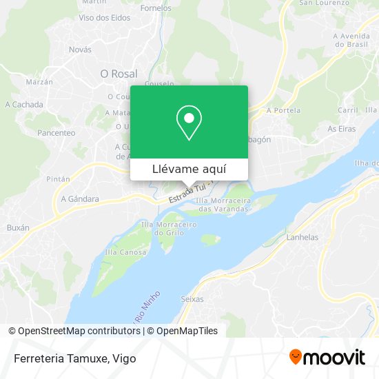 Mapa Ferreteria Tamuxe