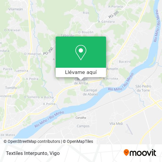 Mapa Textiles Interpunto