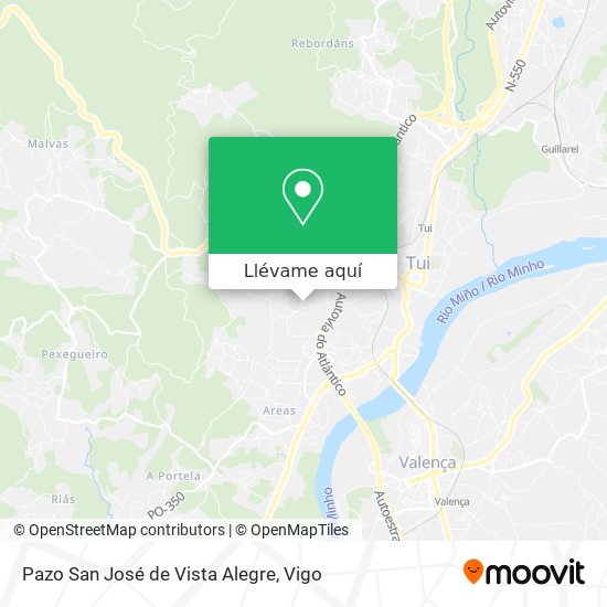 Mapa Pazo San José de Vista Alegre