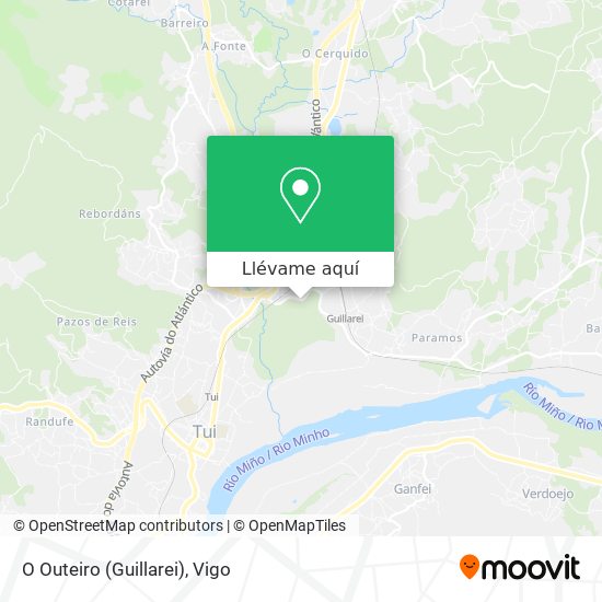 Mapa O Outeiro (Guillarei)