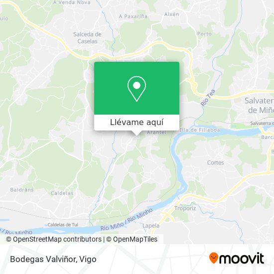 Mapa Bodegas Valviñor