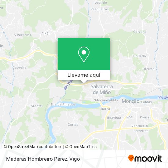 Mapa Maderas Hombreiro Perez