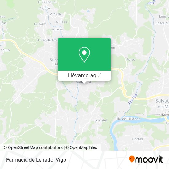 Mapa Farmacia de Leirado