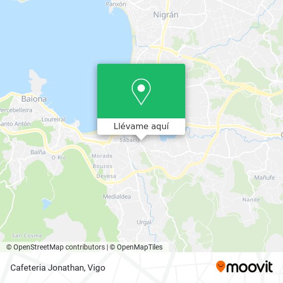 Mapa Cafeteria Jonathan