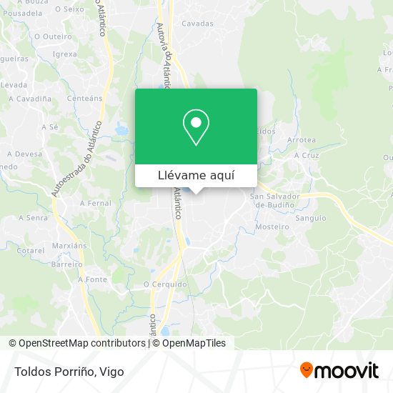Mapa Toldos Porriño
