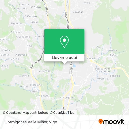 Mapa Hormigones Valle Miñor
