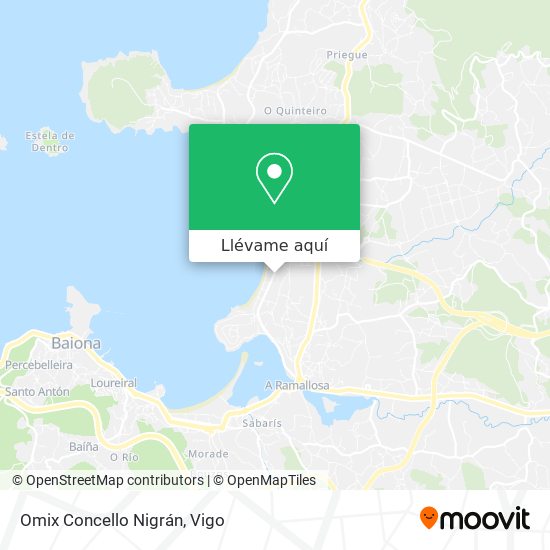 Mapa Omix Concello Nigrán