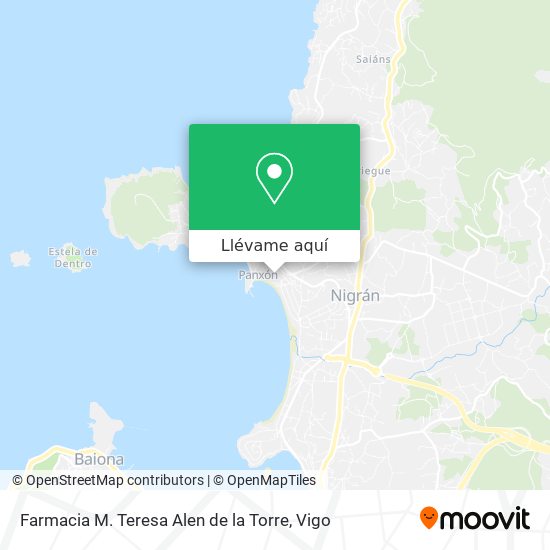 Mapa Farmacia M. Teresa Alen de la Torre