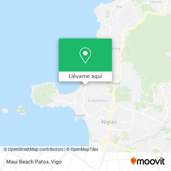 Mapa Maui Beach Patos