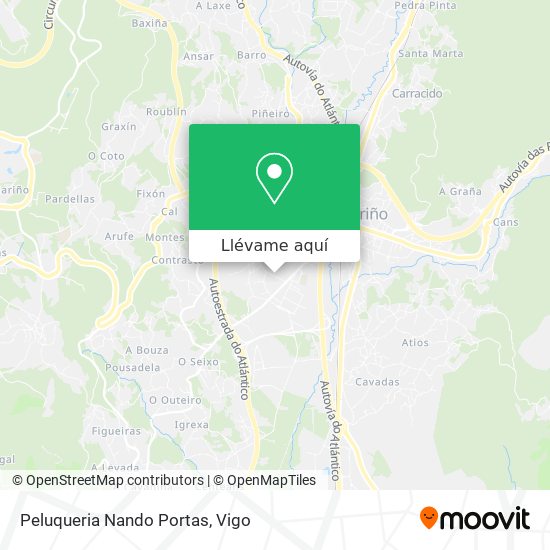 Mapa Peluqueria Nando Portas