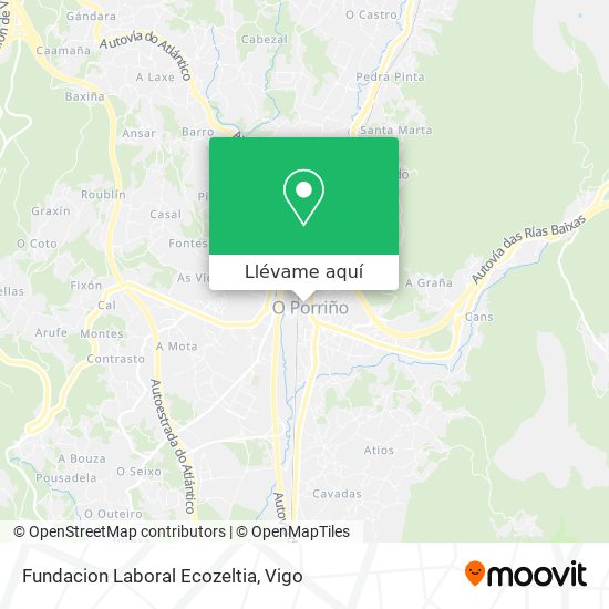 Mapa Fundacion Laboral Ecozeltia