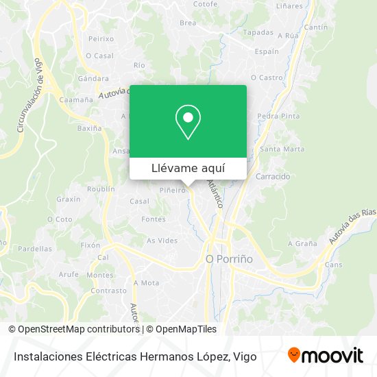 Mapa Instalaciones Eléctricas Hermanos López