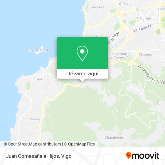 Mapa Juan Comesaña e Hijos