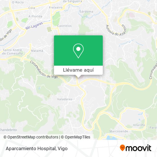 Mapa Aparcamiento Hospital