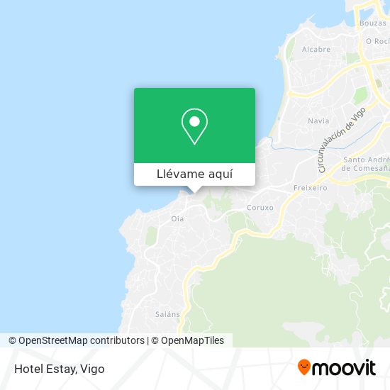 Mapa Hotel Estay