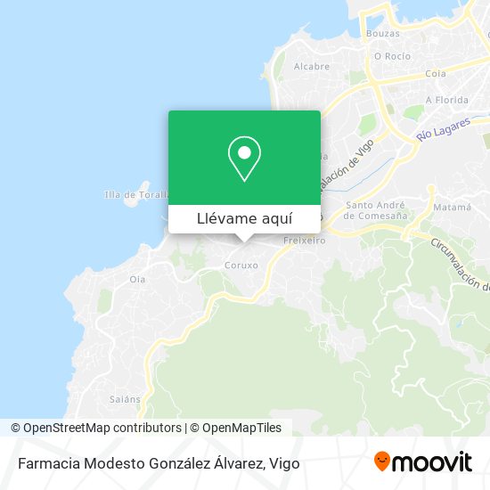 Mapa Farmacia Modesto González Álvarez