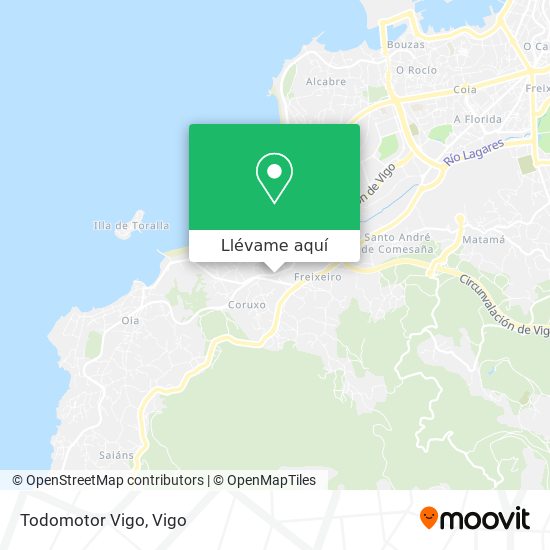 Mapa Todomotor Vigo