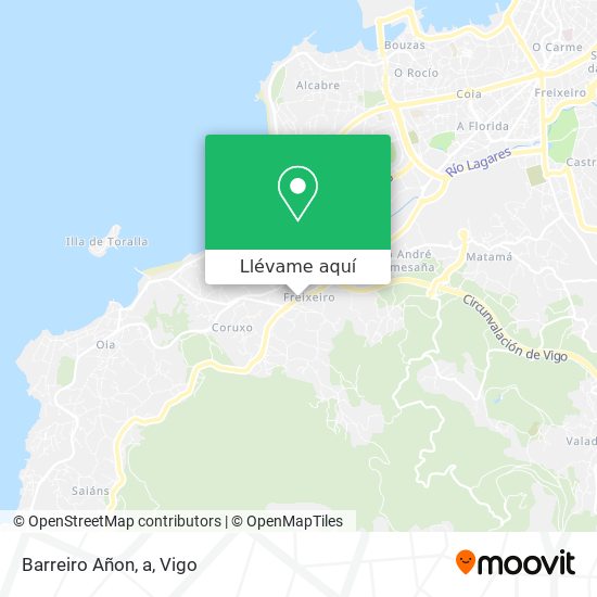 Mapa Barreiro Añon, a