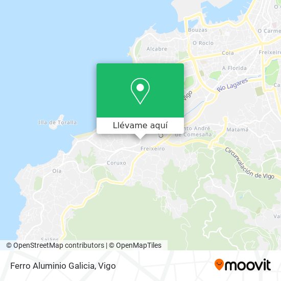 Mapa Ferro Aluminio Galicia