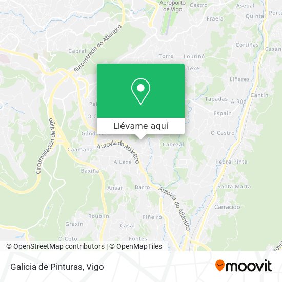 Mapa Galicia de Pinturas