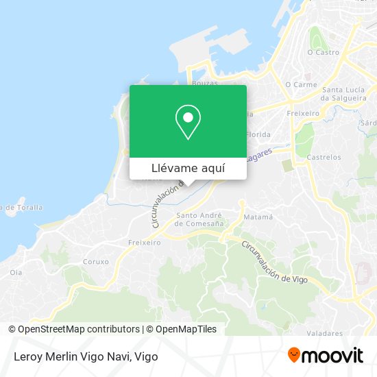 Mapa Leroy Merlin Vigo Navi