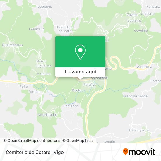 Mapa Cemiterio de Cotarel