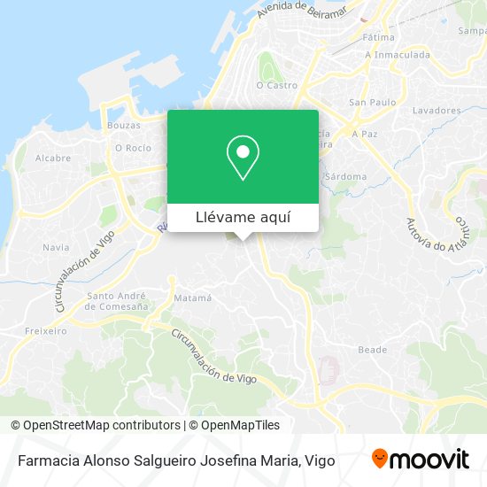 Mapa Farmacia Alonso Salgueiro Josefina Maria