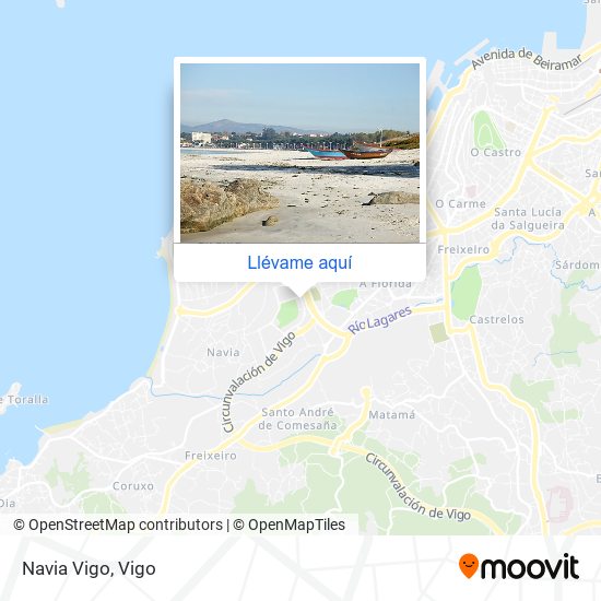 Mapa Navia Vigo
