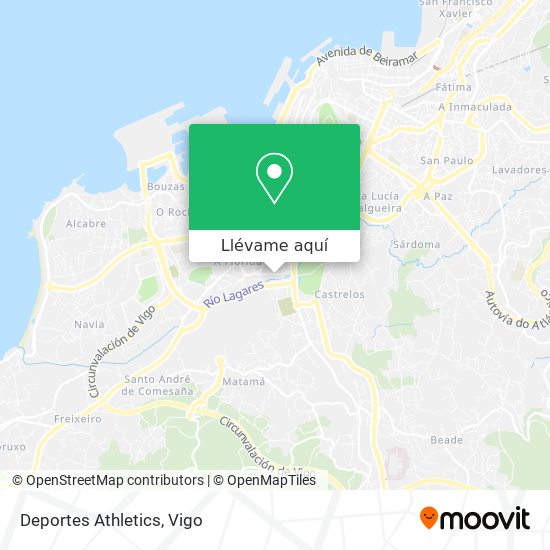Mapa Deportes Athletics
