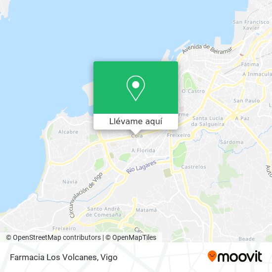 Mapa Farmacia Los Volcanes