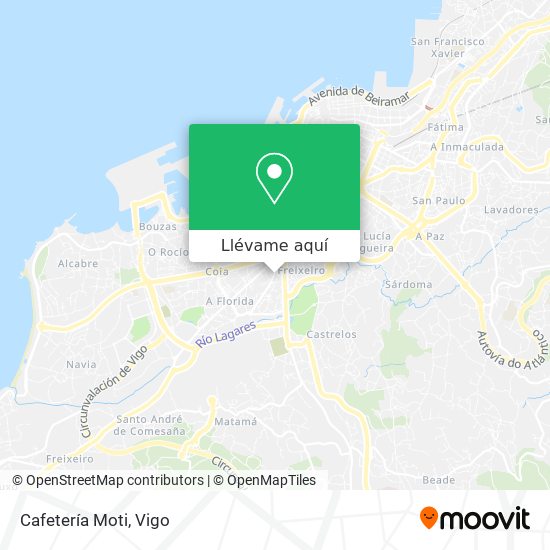 Mapa Cafetería Moti