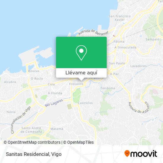 Mapa Sanitas Residencial