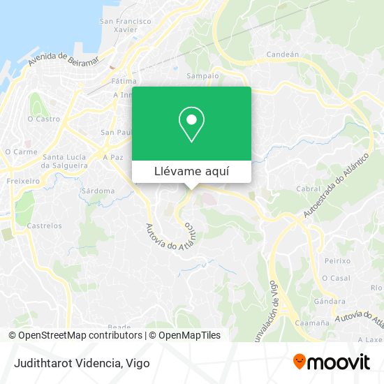 Mapa Judithtarot Videncia