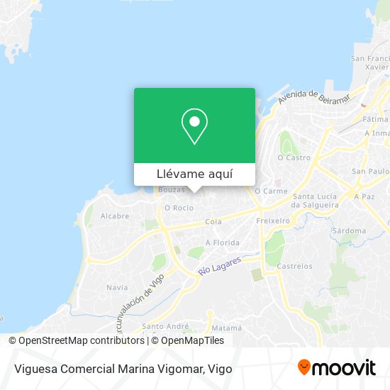 Mapa Viguesa Comercial Marina Vigomar